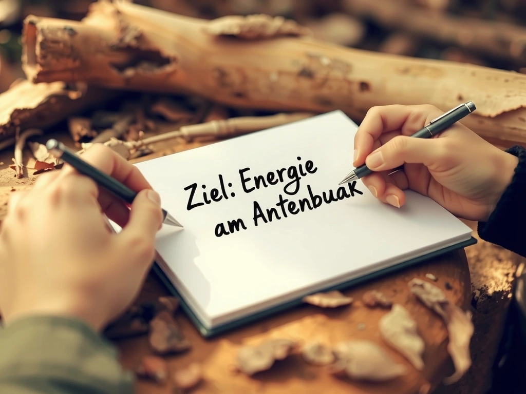 Skizze: Zieldefinition Energie